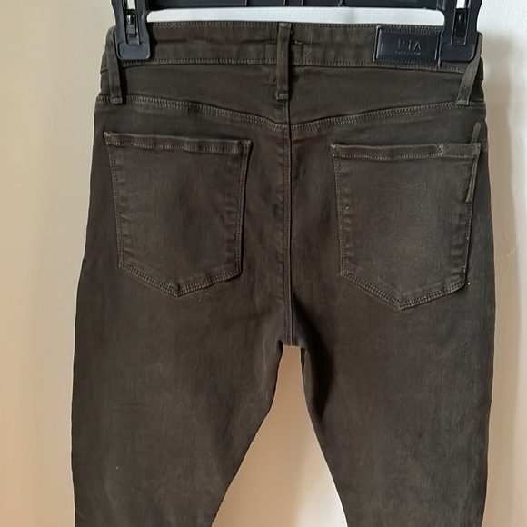 RtA Prince Distressed Skinny Jeans in Olive Wash Size 28 - Picture 13 of 14